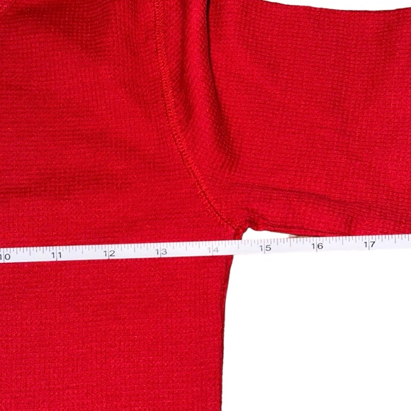 Old Navy Long Sleeve Cotton T-Shirt In Red - Picture 3 of 5